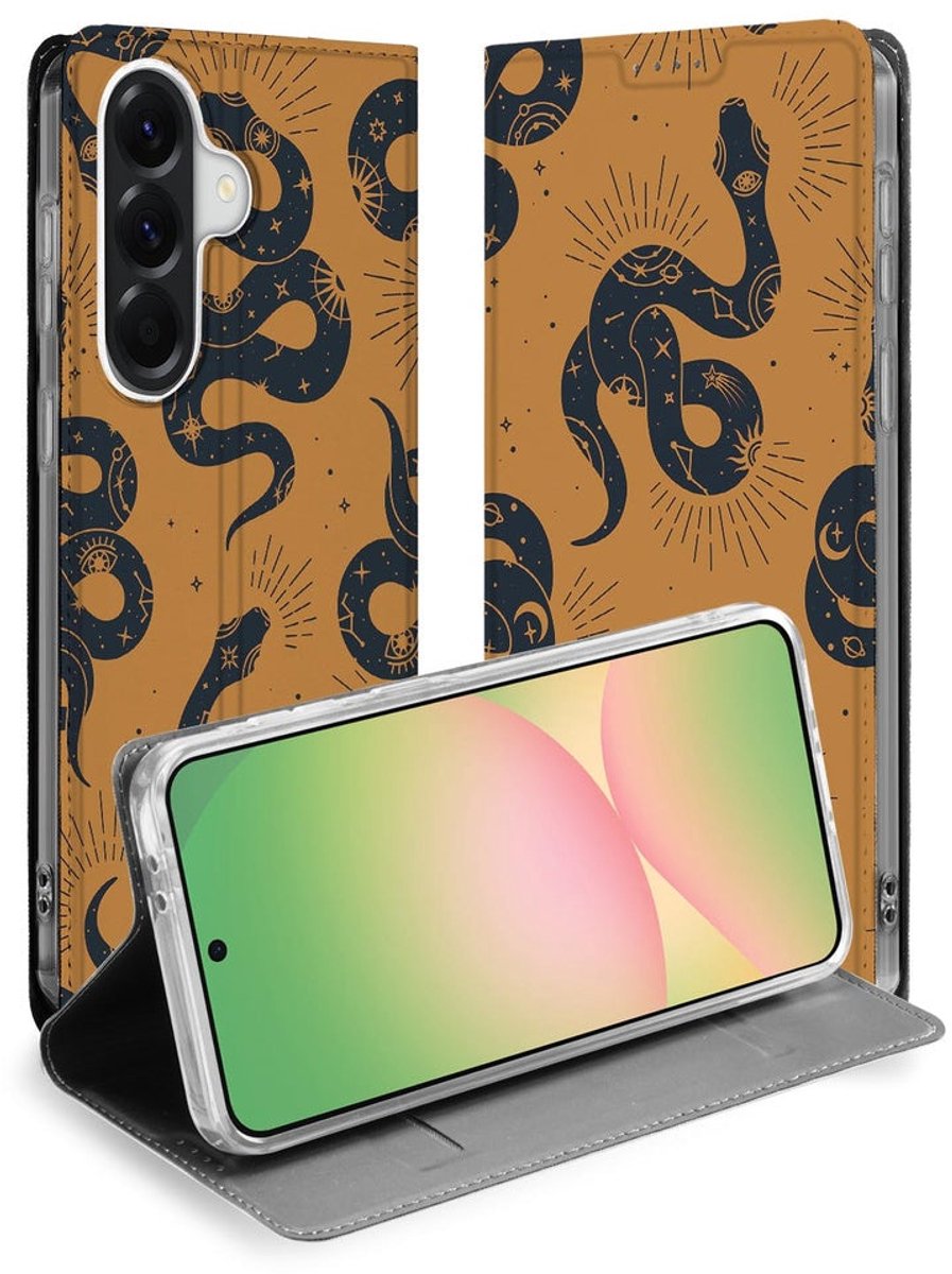 Book Wallet Case Samsung Galaxy A57 Snakes