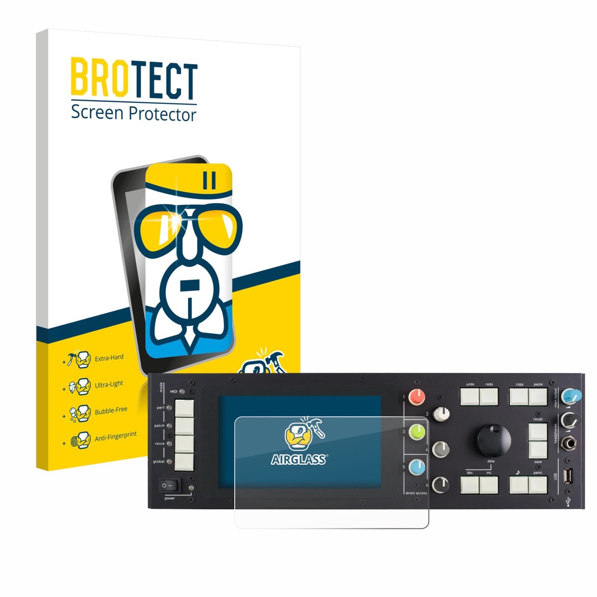 Screenprotector voor Kodamo EssenceFM MKII Beschermglas transparant