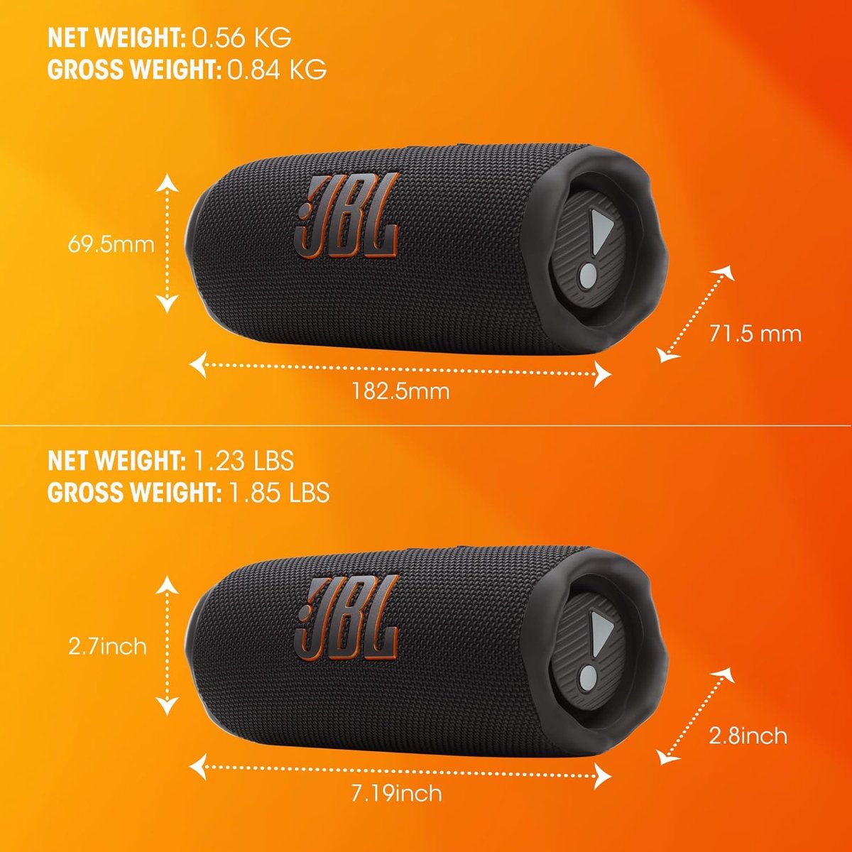 JBL Flip 7 - Portable Bluetooth Speaker - Draadloze Muziek Box - 16 uur - Waterdicht - IP68 - Rood – foto 8