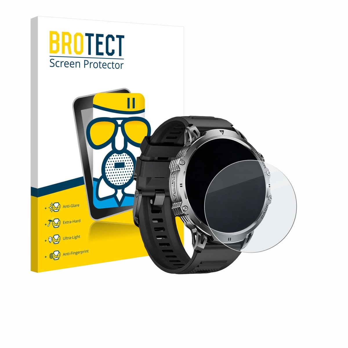 BROTECT - Screenprotector voor LIGE EF13 1.85" - Folie Beschermfolie Beschermglas matte