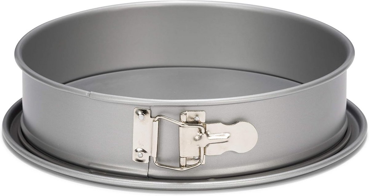 Springvorm 24 cm, roestvrij staal, afneembaar met basis