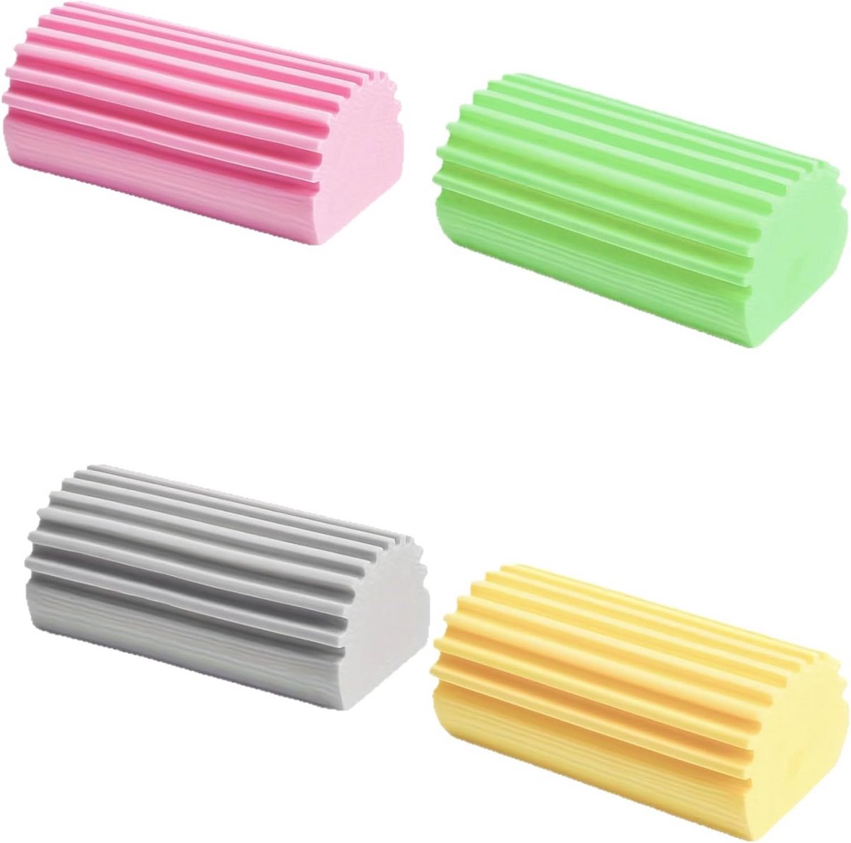 4 stuks stomp stofspons antibacterieel voor stofreiniging en schoonmaken