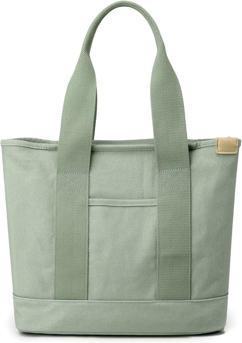 Grote Canvas Schoudertas voor Dames - Casual Tote Bag voor Werk en Reizen