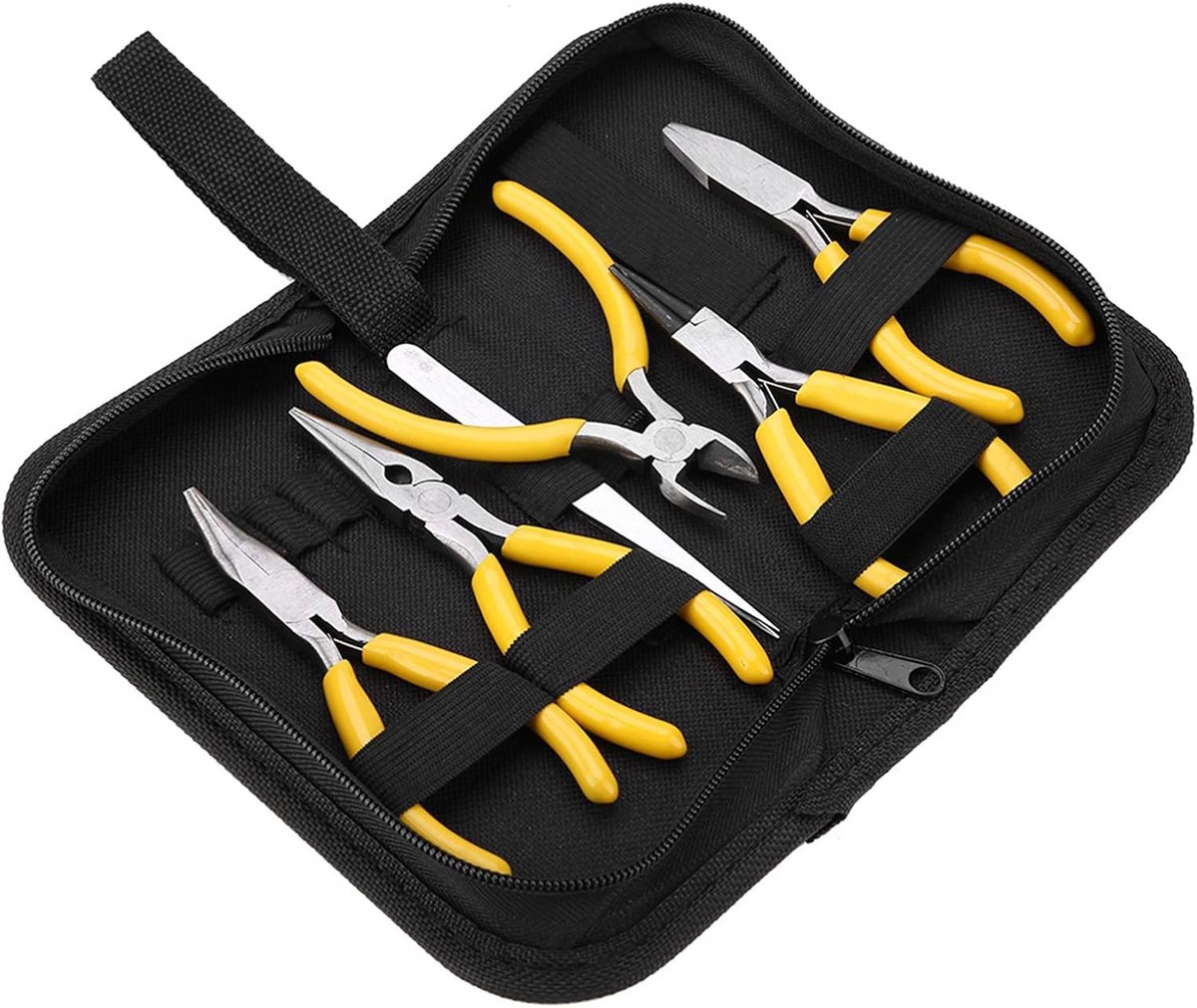 5-delige Juweliers Tangenset voor Sieraden Maken en Reparatie
