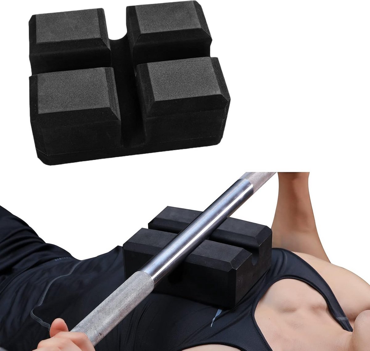 Verstelbare EVA Foam Squat Bankdruk Blok voor Fitness & Krachttraining