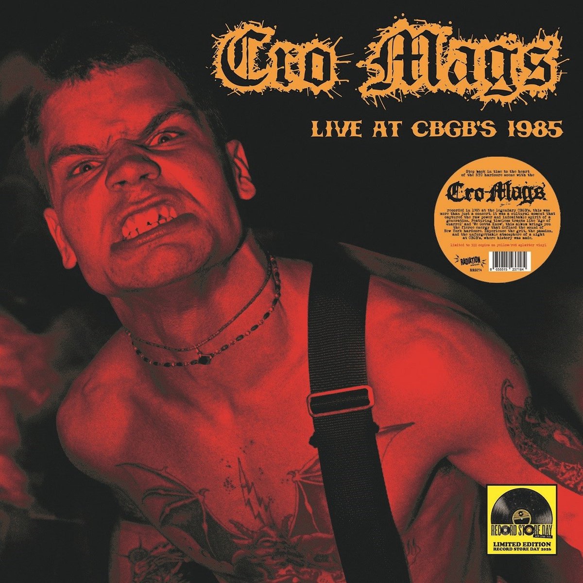 Cro-Mags - Live At CBGB's 1985 (LP) (Coloured Vinyl)