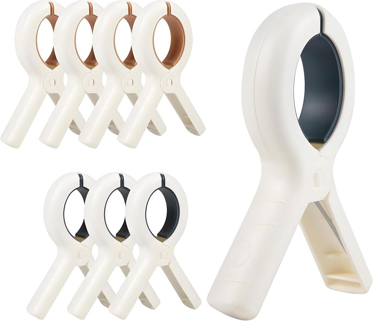 8x Sterke Handdoekclips voor Ligstoelen en Strand – Winddichte Klemmen voor Badhanddoeken