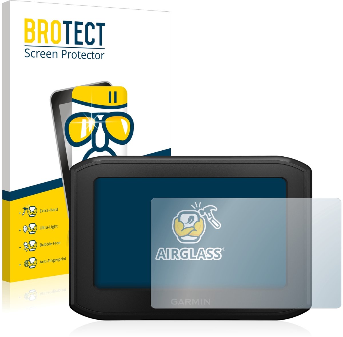 Screenprotector voor Garmin zumo 396 LMT-S Beschermglas transparant