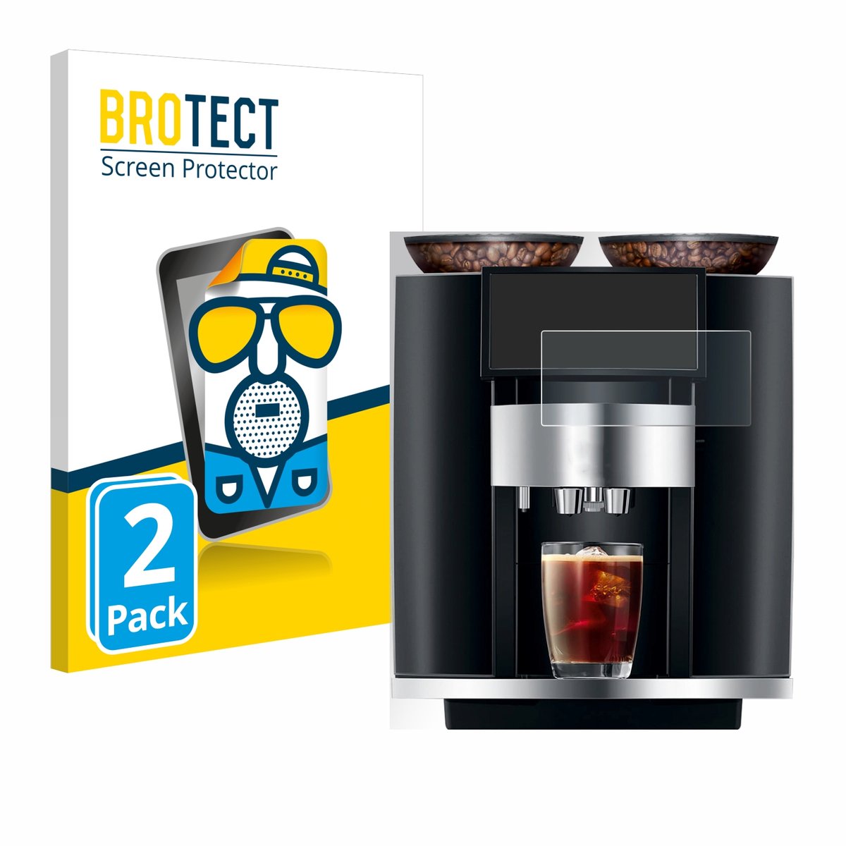 BROTECT - Screenprotector voor Jura Giga 10 - Folie Beschermfolie matte 2 Stuks