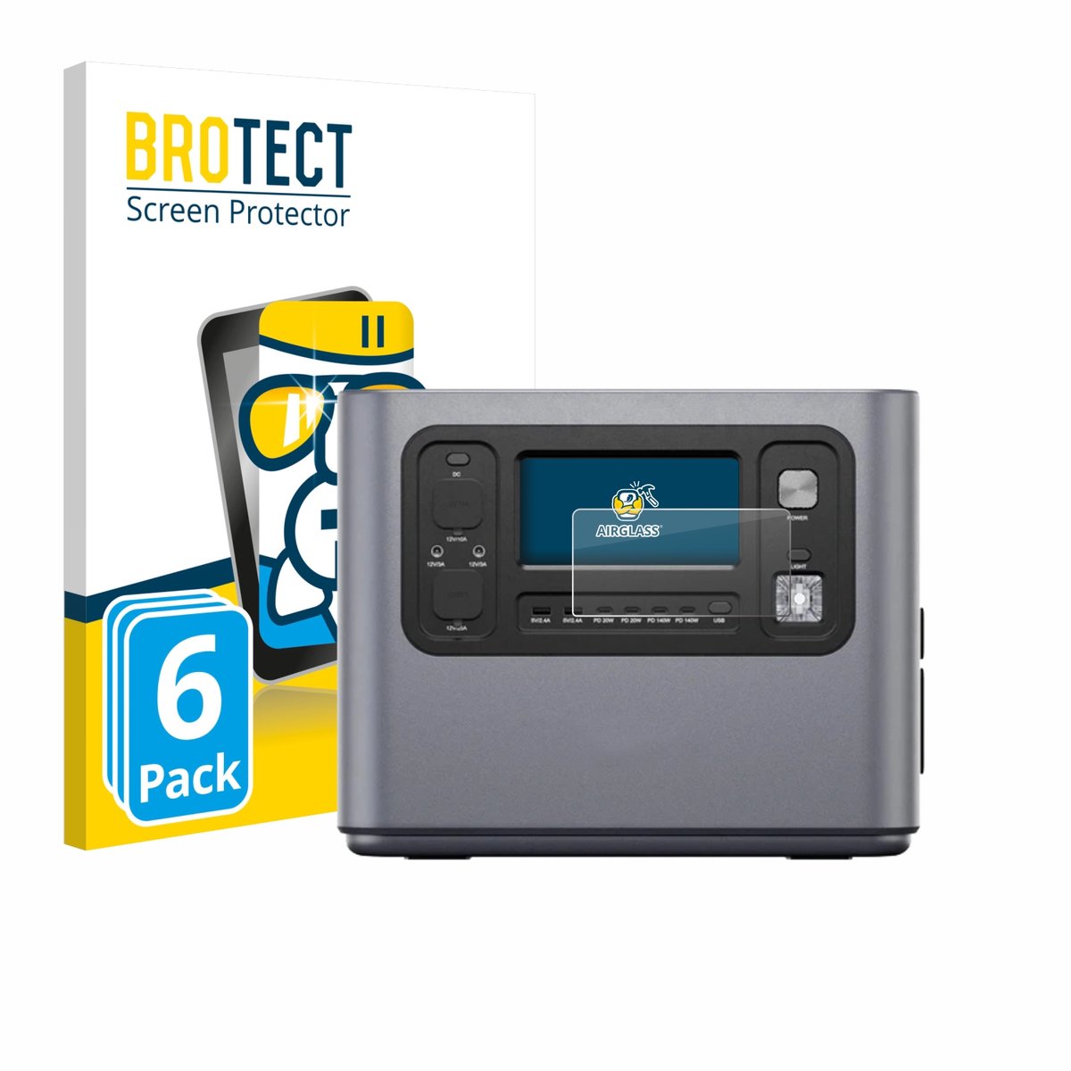 Screenprotector 6 Stuks voor Aferiy P280 Beschermglas transparant