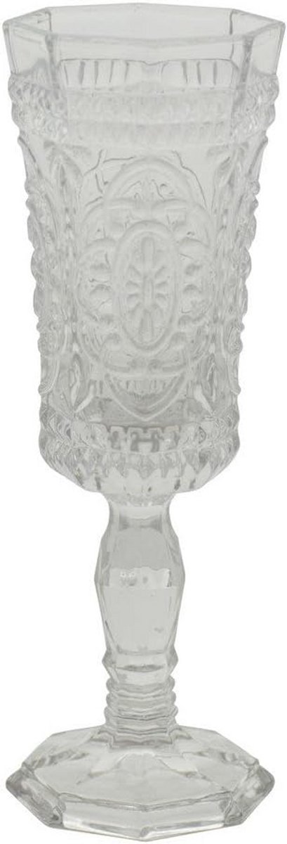 Set van 6 Champagneglazen Fluiten 120ml - Helder Glas - Vaatwasmachinebestendig