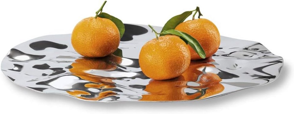 Ronde Design Fruitschaal in RVS - Modern & Stijlvol Woonaccessoire
