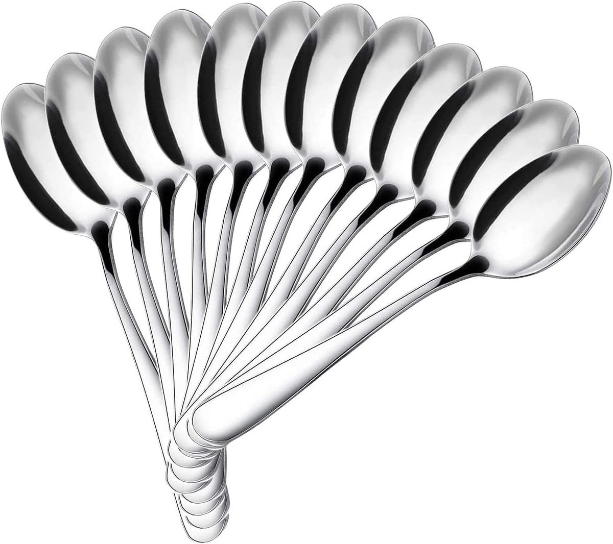 Rvs Koffielepels Set van 48 - 12 cm Geschikt voor Keuken en Tafel
