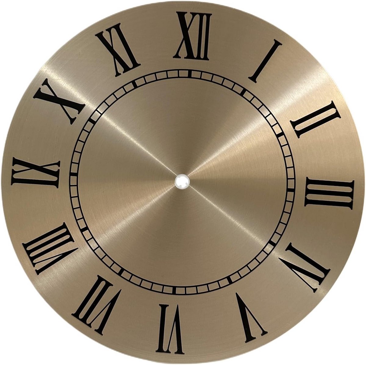 Gouden Romeinse Cijfers Wijzerplaat 243mm 9,5 Inch Aluminium Wandklok