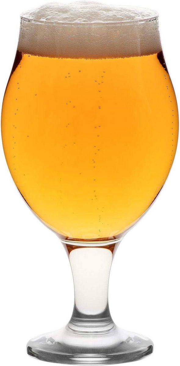 Set van 6 Klassieke Tulp Bierglazen 570ml - Ideaal voor Craft Bier en Ale