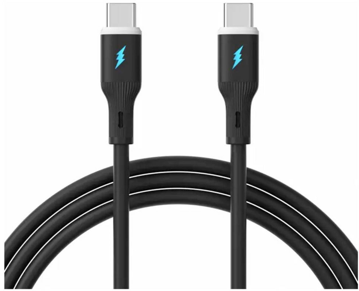 Akyga AK-USB-67 USB-kabel USB-C stekker, USB-C stekker 1 m Zwart