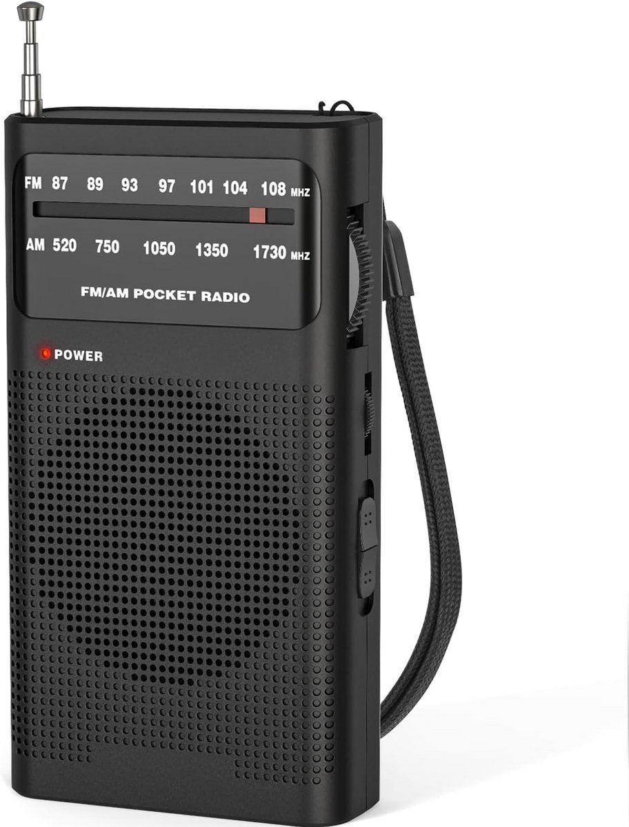 Draagbare FM/AM Radio met Uitstekende Ontvangst en Geluid