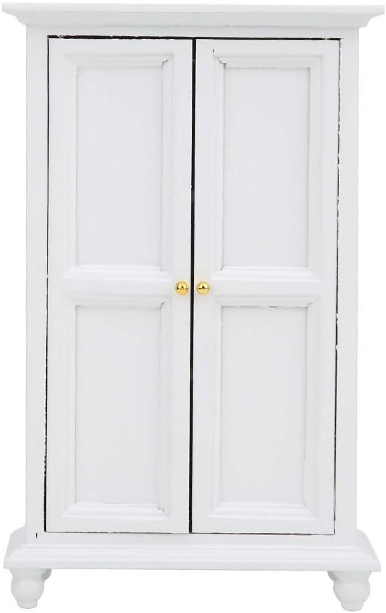 Houten Kledingkast voor Poppenhuis 1:12 Schaal