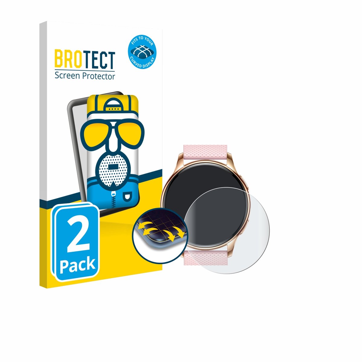 BROTECT - Screenprotector voor Maoo VT.11 - Folie Beschermfolie matte volledig dekking 2 Stuks