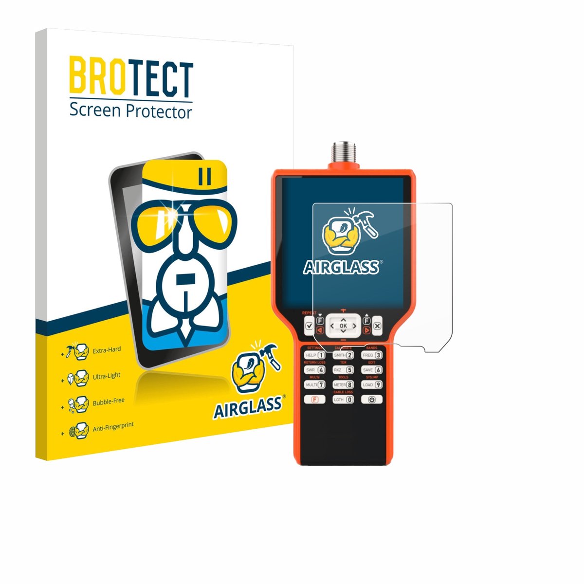 Screenprotector voor RigExpert MATCH Beschermglas transparant