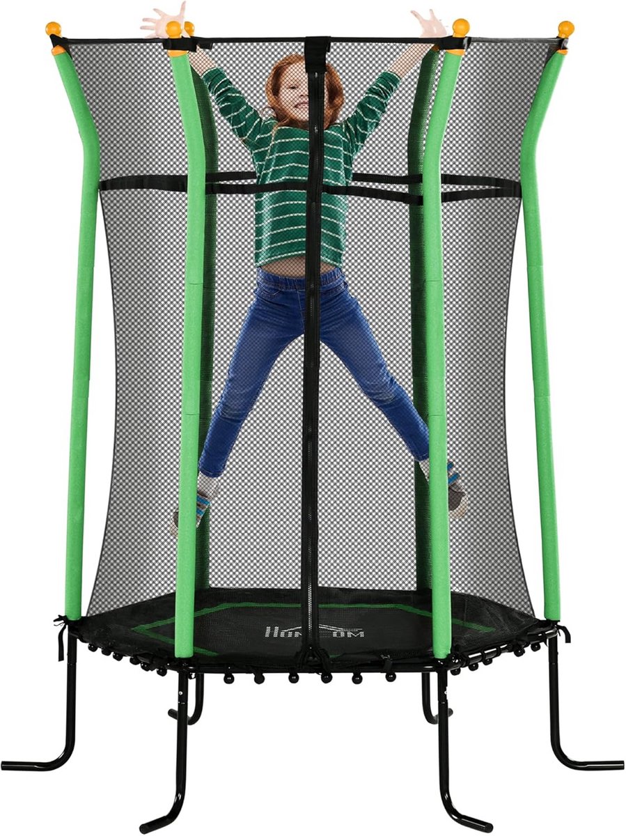 Trampoline voor Kinderen met Veiligheidsnet en Ritssluiting
