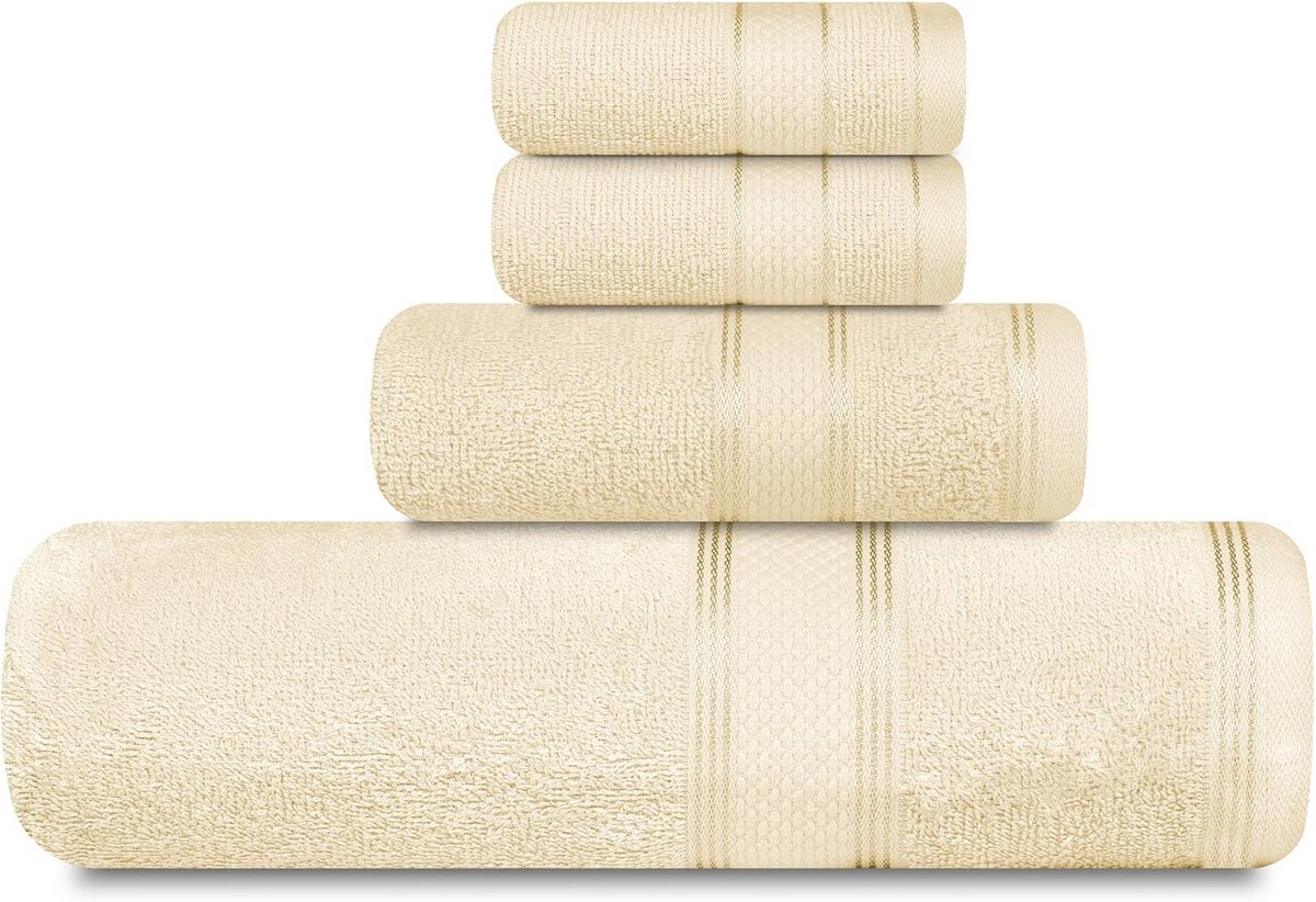 Luxe Katoenen Handdoekset 500 g/m² - Zeer Absorberend en Zacht