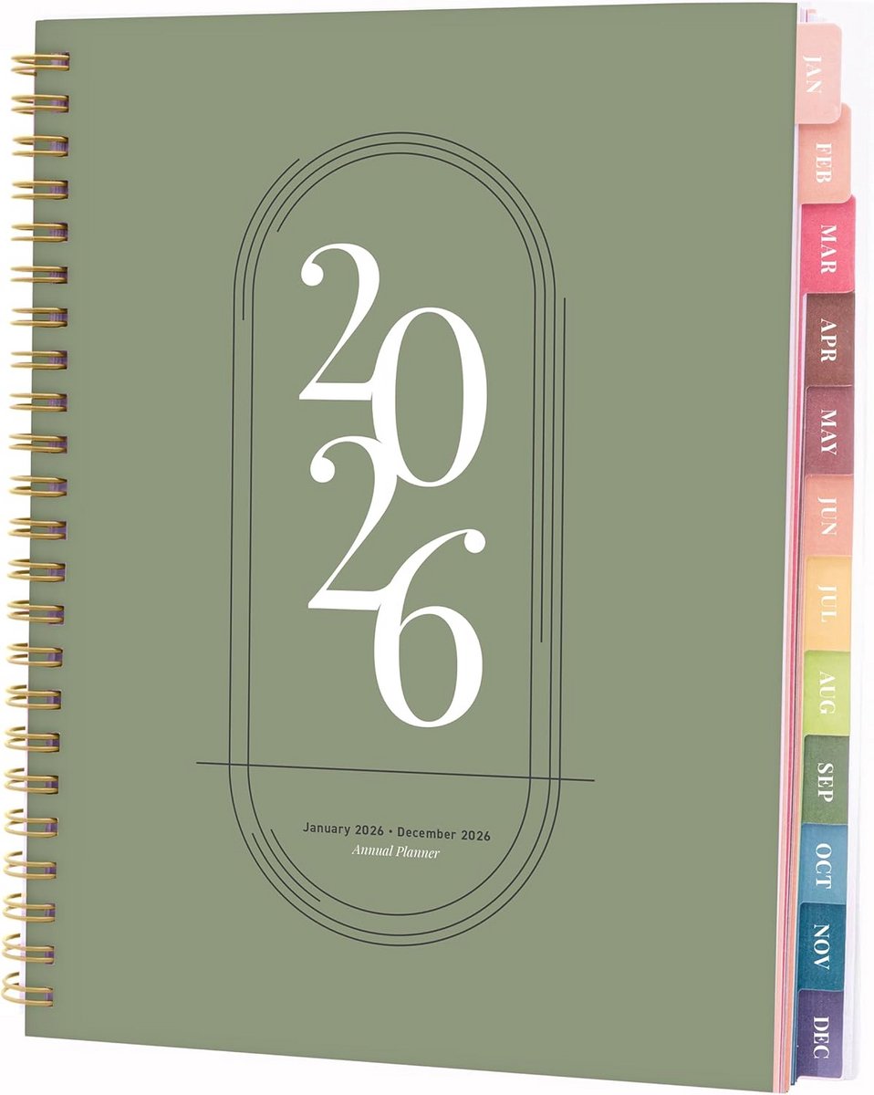Weekplanner 2026: Jaarplanning, Maandoverzicht en Notities | Flexibele Agenda van Januari t/m December