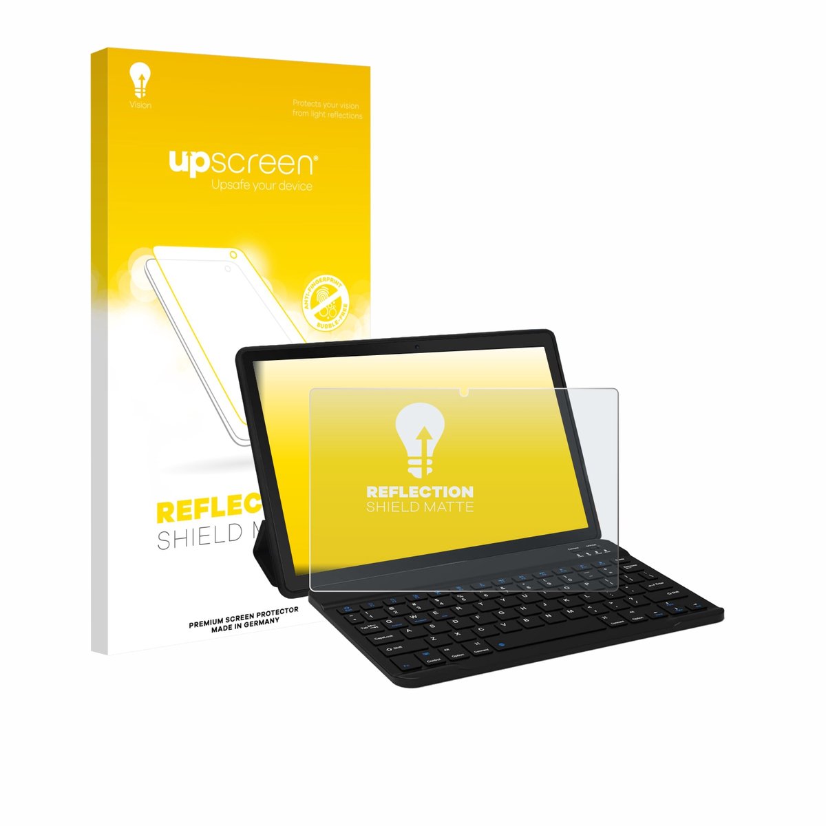 upscreen - Screenprotector voor Laptok YXPA7LBK 11" - Folie Beschermfolie anti glare matte