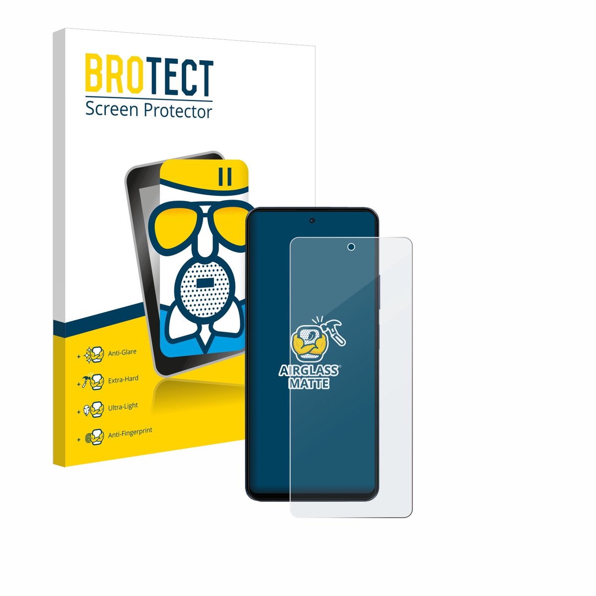 BROTECT - Screenprotector voor Blackview Shark 8 - Folie Beschermfolie Beschermglas matte