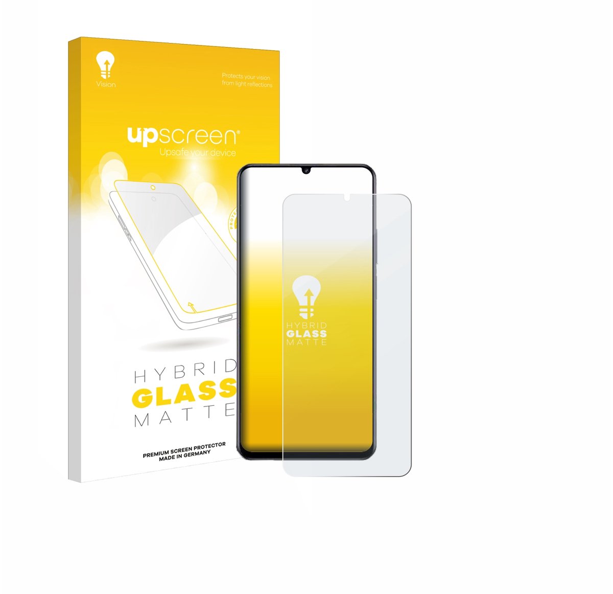 upscreen - Screenprotector voor realme Note 70 - Folie Beschermfolie Beschermglas matte