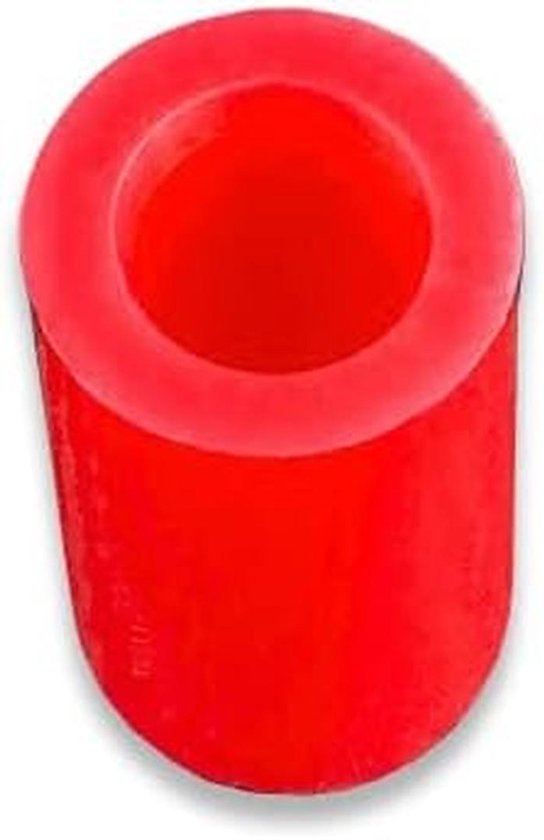 Vacuüm Slang Stop Rubber 16mm - Universele Afdichtdop voor Luchtleidingen - Waterdicht en Hittebestendig Rood — afbeelding 2