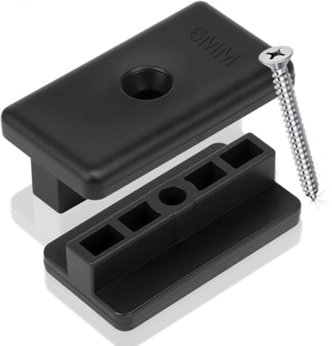 PromoHome Onzichtbare terrasclip set - 100 stuks met schroeven voor verborgen montage
