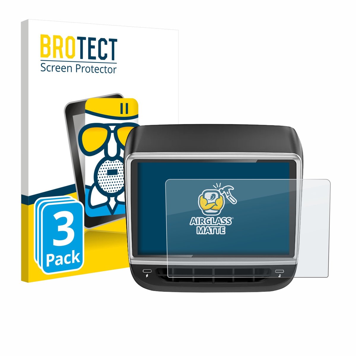 BROTECT - Screenprotector voor Tlyard T10 - Folie Beschermfolie Beschermglas matte 3 Stuks