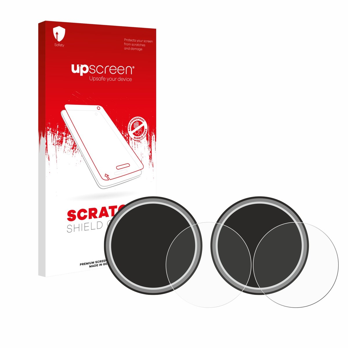 upscreen - Screenprotector voor Numark NS4FX (Jog) - Folie Beschermfolie transparant
