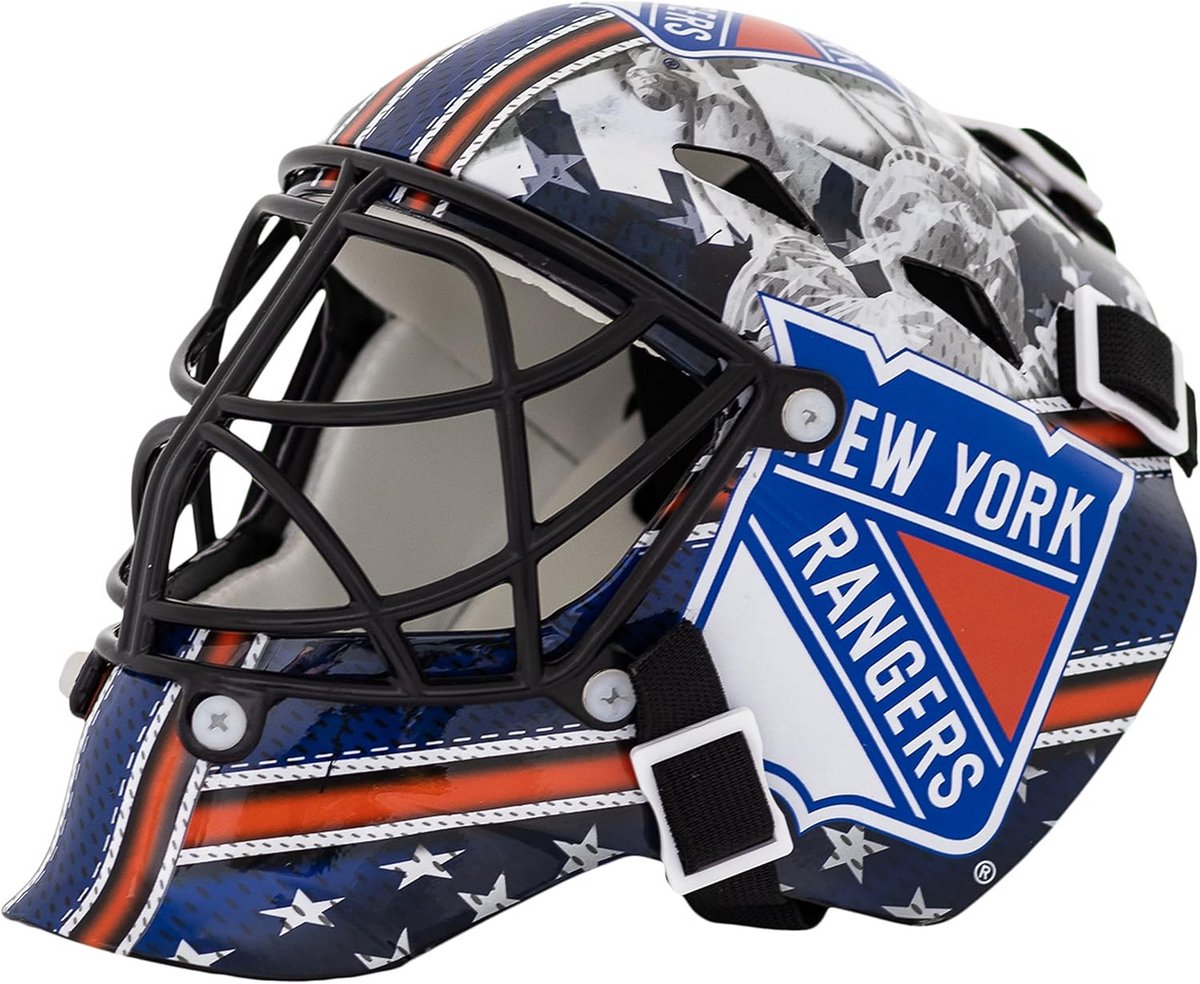 Mini Hockey Keeper Masker - NHL Team Logo Collectible Goalie Masker met Display Case