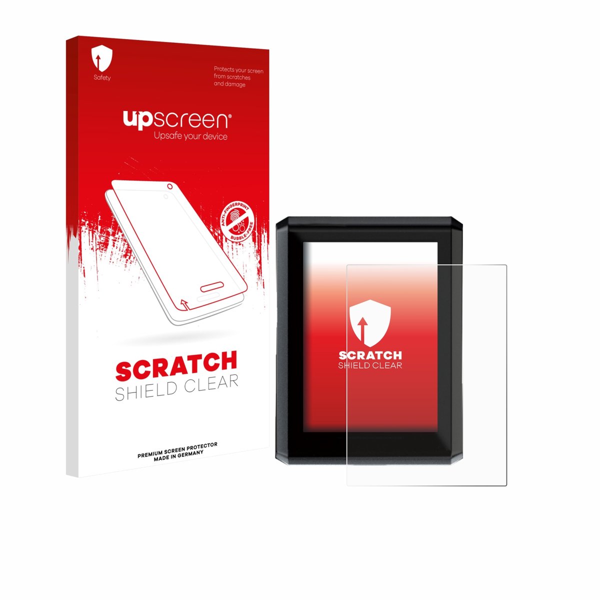 upscreen - Screenprotector voor Shimano SC-EN610 - Folie Beschermfolie transparant