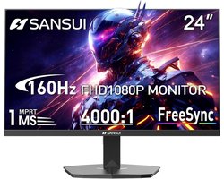 Gaming Monitor - Scherm Computer - Snelle Games - 160Hz Beeldverversing - 24 Inch - Zwart