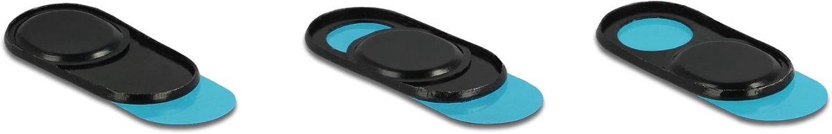 3x Webcam Afdekking Privacy Slider voor Laptop, Tablet en Smartphone