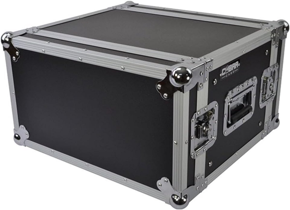 19 Inch 6U Flightcase Rackkast 350mm Diep - Robuuste Apparatuurkoffer