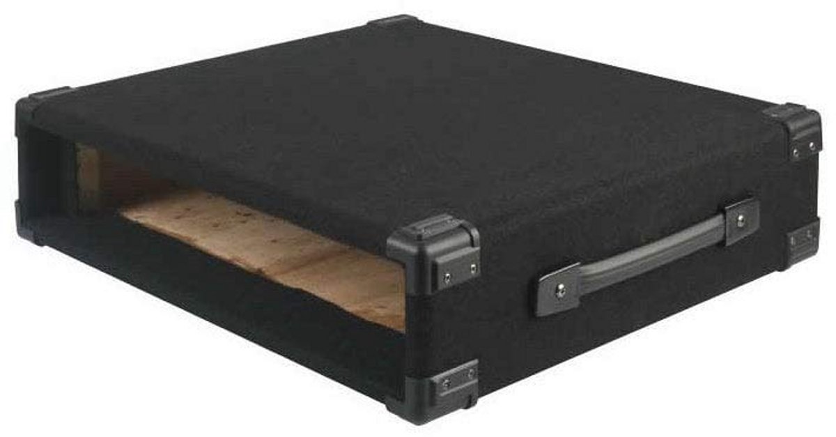 Rackmouw - Serverkast Accessoire - Apparatuur Montage - MDF Constructie - 2U Hoogte - Zwart