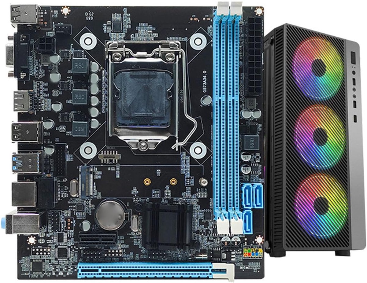Micro ATX H81 Moederbord voor LGA 1150 met DDR3 Dual Channel en M.2 Ondersteuning