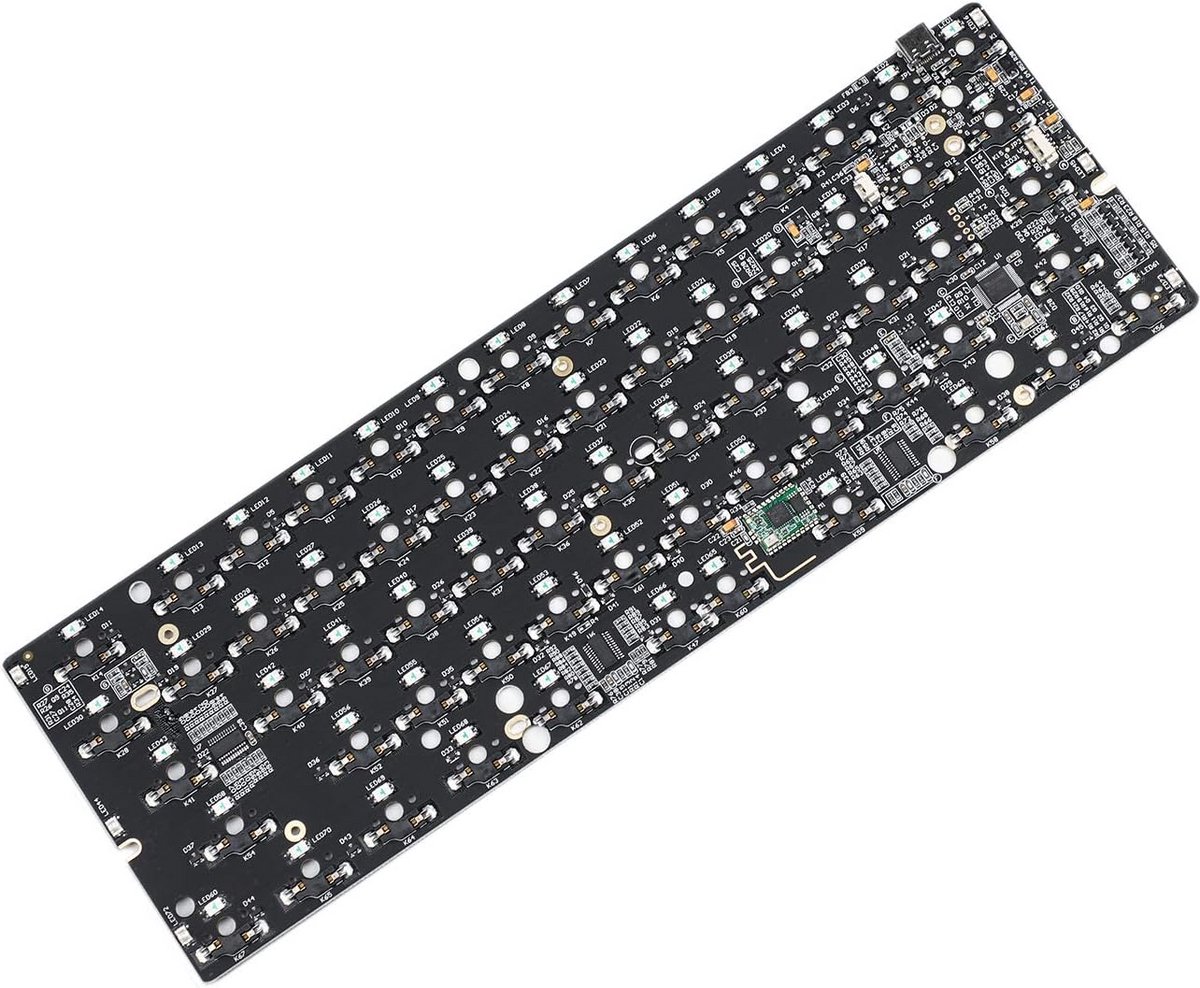 Hot-Swap Mechanisch Toetsenbord PCB - RGB, ANSI, Bedraad & Bluetooth (Type-C)