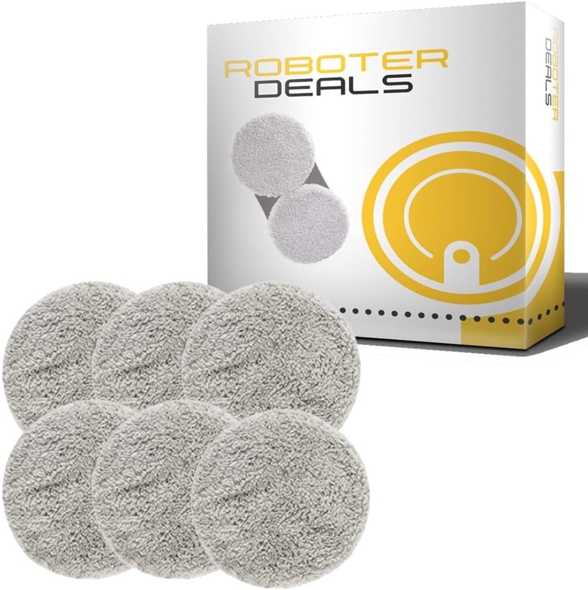 Reserve Microvezel Dweilpads (6 Stuks) voor Ruitenreinigingsrobot