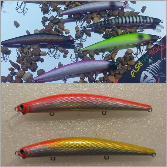 10 Stuks Lege Jerkbaits voor Kunstaas Maken - Witte Minnow Wobblers — afbeelding 2
