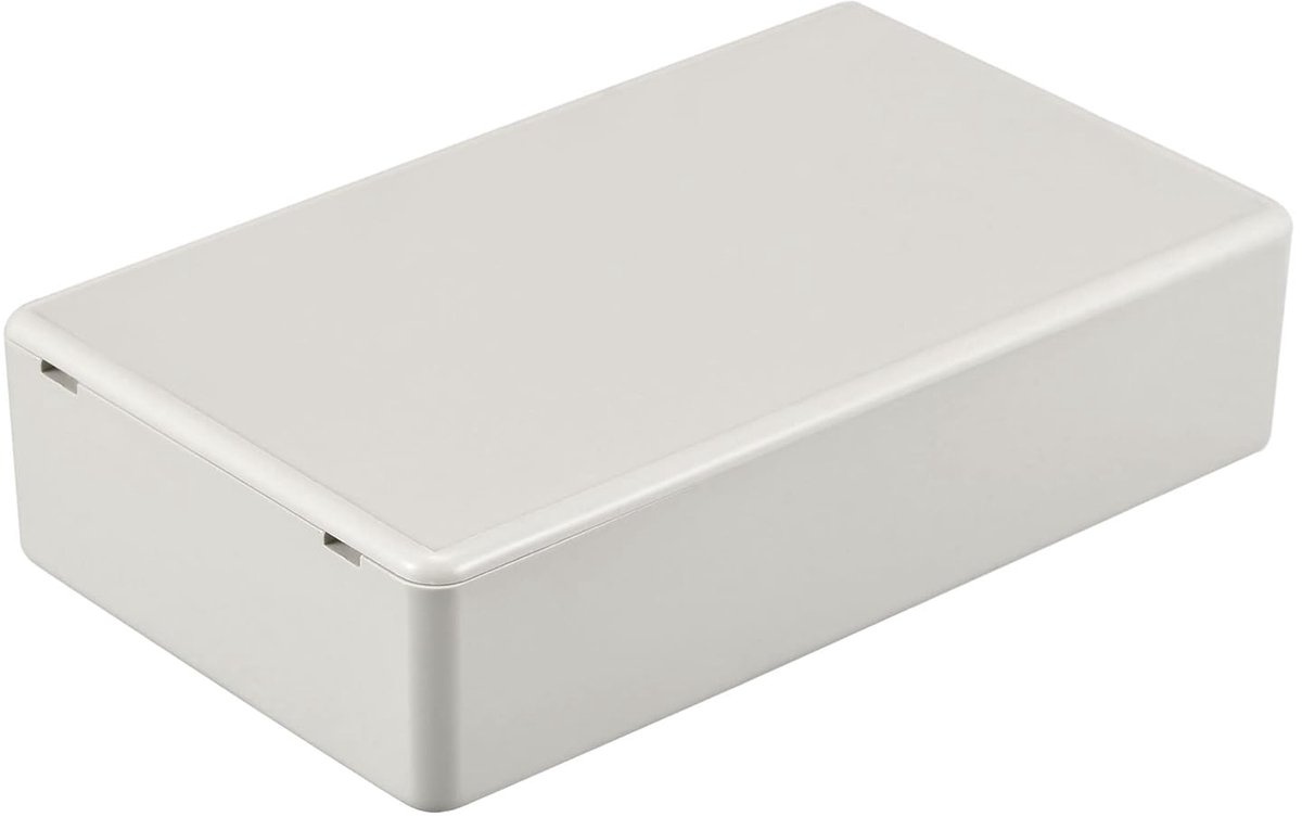 5x Stofdichte ABS Projectbehuizing voor Elektronica 100x60x25mm Grijs - DIY Behuizingen