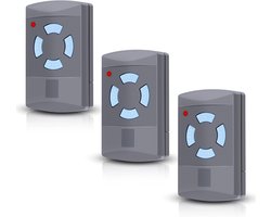 3 Stuks Universele Garage Deur Afstandsbediening Kloner 868.3MHz - Voor Handzender met Blauwe Knoppen