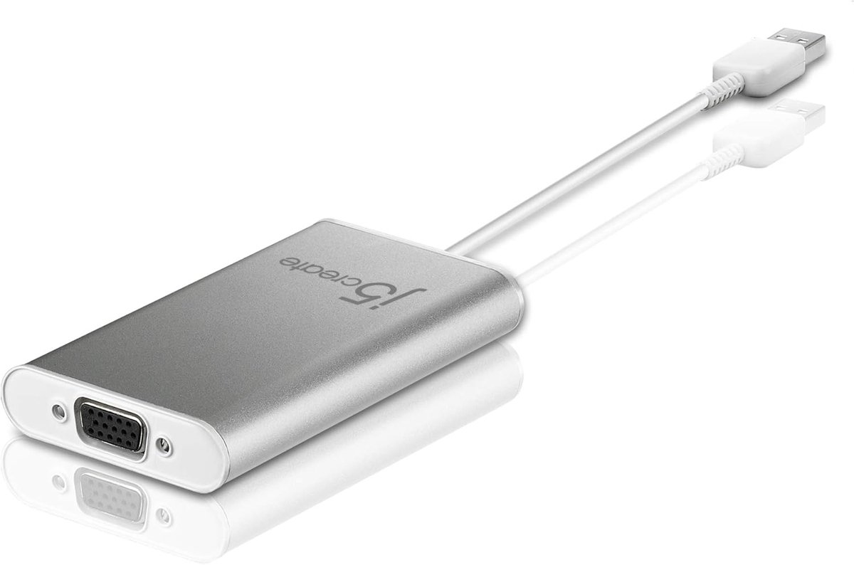 USB VGA Adapter - Externe Grafische Kaart - Extra Scherm - Directe Aansluiting - 1969 x 127 cm