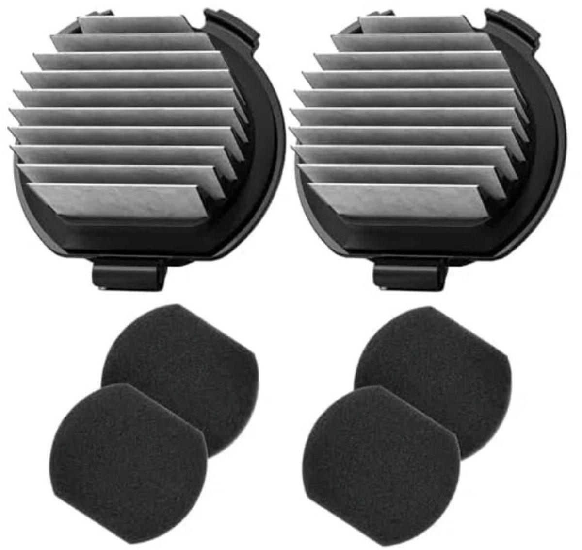 Geschikt voor Hitachi PV-BJ700G-013 stofzuigers - Filterpatronen - Filterzeven - Filters - Filtermateriaal - Filterkatoen - Verpakking van 6 stuks