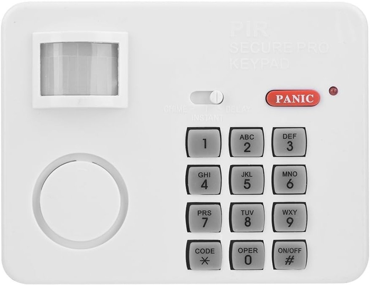 Draadloos Alarm Systeem - Bewegingssensor Wachtwoord - Huis Beveiliging - Infrarood Detectie - 5 Meter Hoek