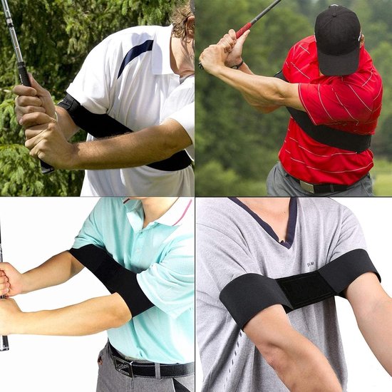 2 Stuks Golf Swing Trainer voor Houding Correctie en Verbeterde Techniek van Merkloos — afbeelding 4